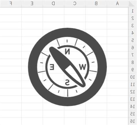 excel 方位